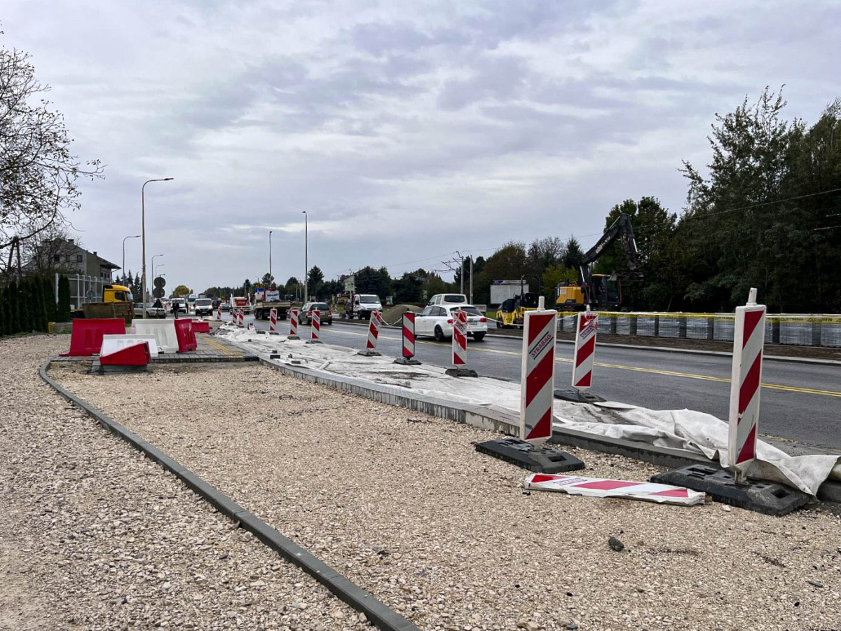Rozbudowa ul. Warszawskiej [październik 2023]